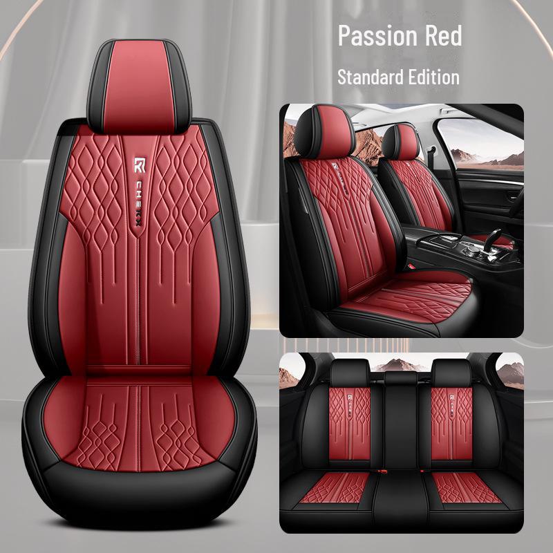 2023 Full-Cover Full-Leather Four-Season Universal Car Seat Cushion