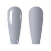 GELPOLISH Nail Art Set: Base, Top Coat, Transparent & White Gel Polishes