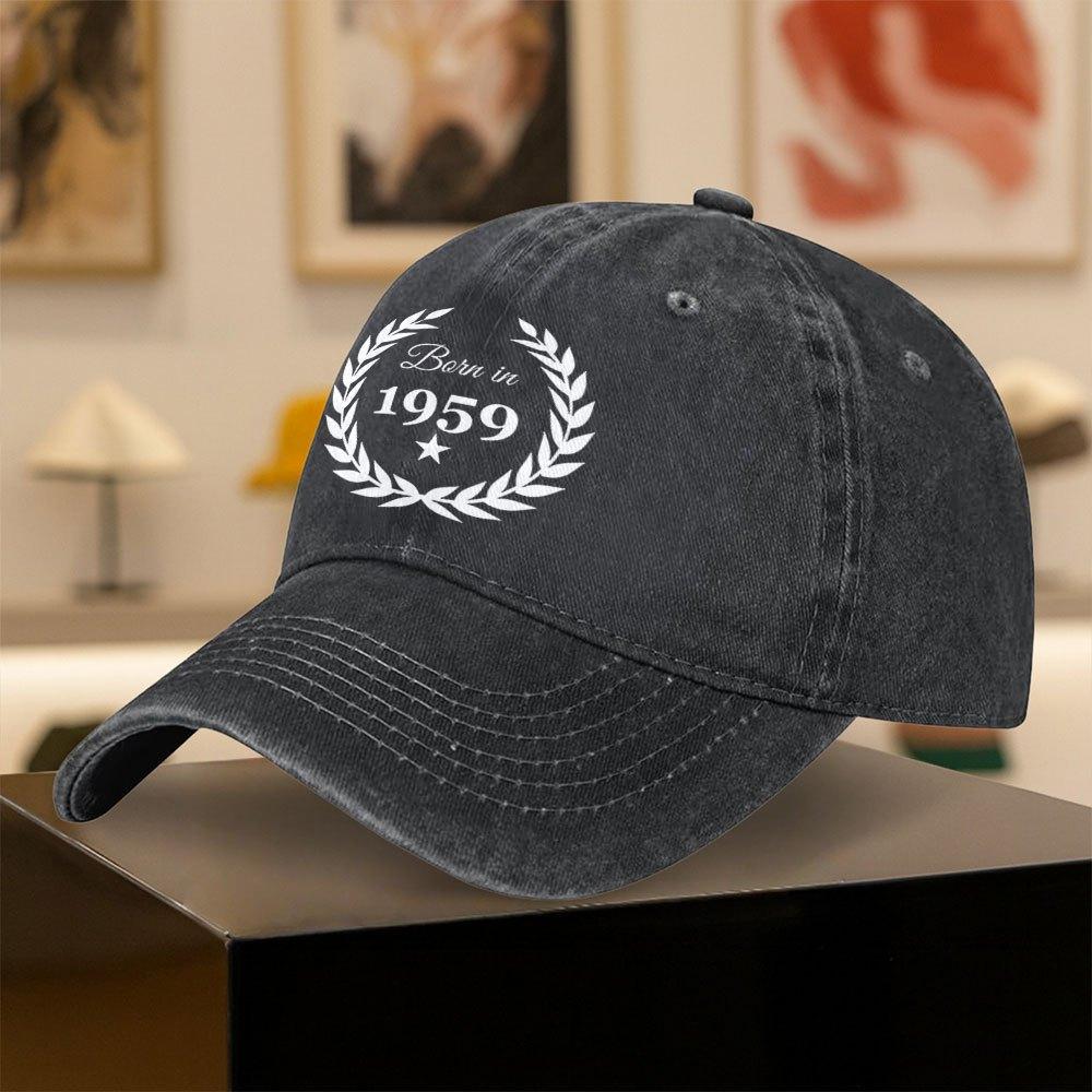 Men Retro Vintage Baseball Cap Lightweight NonStretch Curved Brim Hat Suitable for Cycling Fitness Camping Casual W