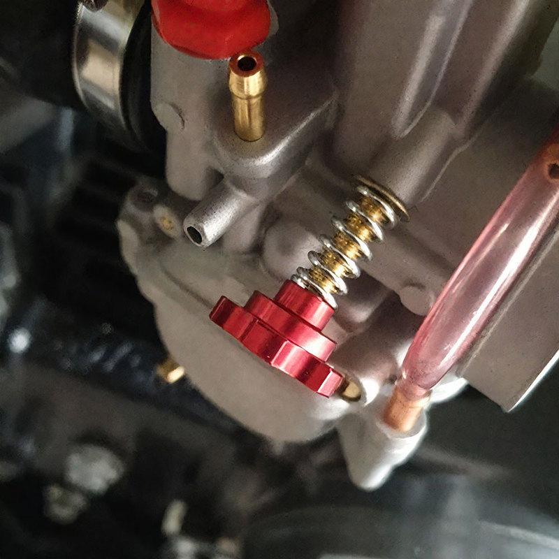 Motorcycle Manual Choke Starter Plunger Switch Carburetor Idle Adjuster Screw Motorbike Accessories for 21-34MM PWK Carburetor