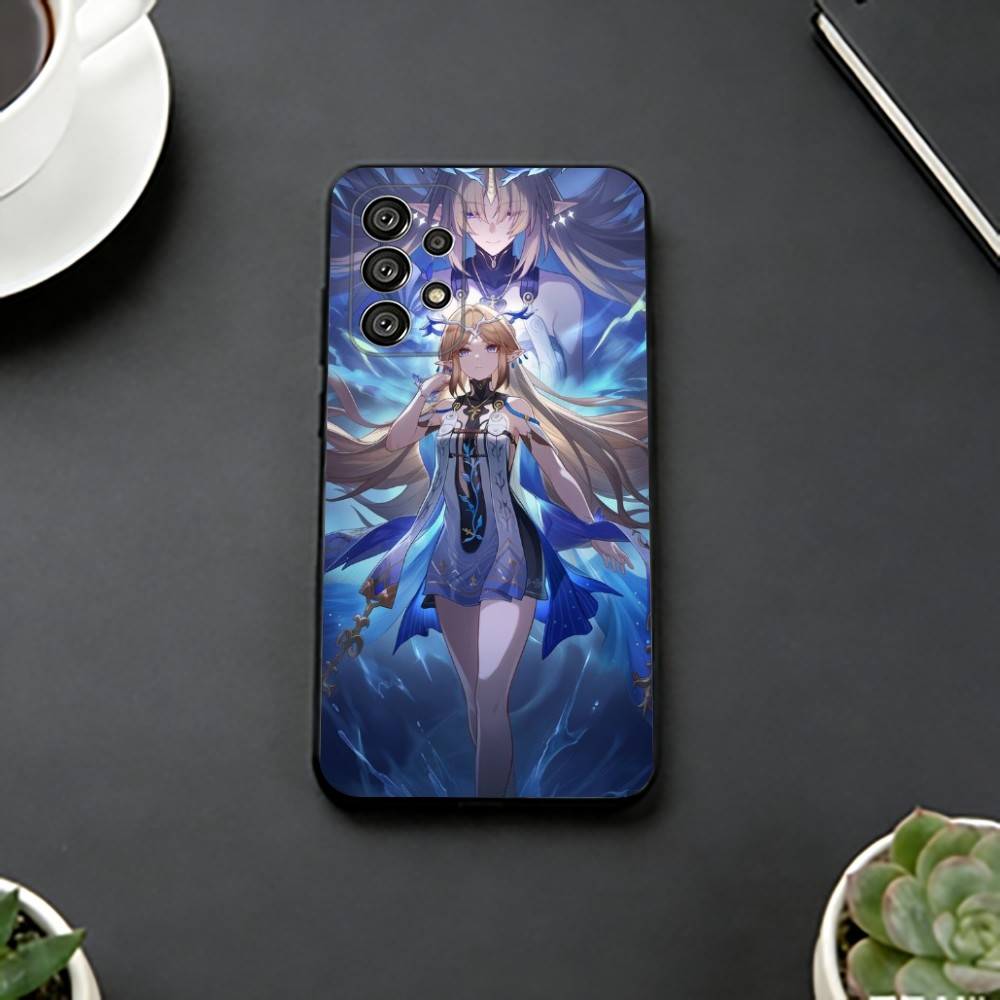 

A-Aemeath WuWa Phone Case For Samsung S25,S24,S21,S22,S23,S30,Ultra,S20,Plus,Fe,Lite,Note,10,Black Cover Samsung S20ULTRA5G