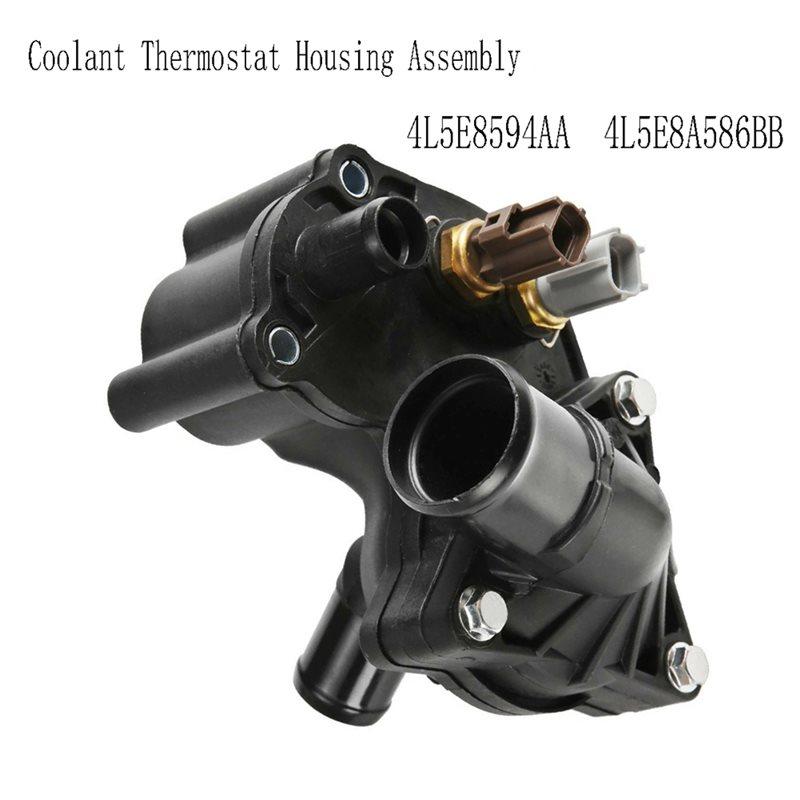 For Ford Explorer Compatible 4L5E8594AA Coolant Thermostat Housing Assembly 4L5E8A586BB