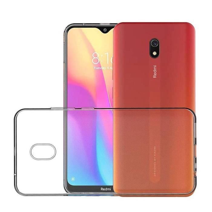 Coque - Xiaomi - Redmi 8A - UltraSlim - Ajustement parfait - Transparent