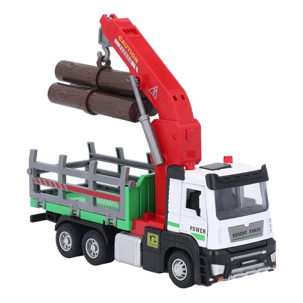 1:32 Holztransportkran Legierungssimulation Holztransporter mit Licht Ton für Kinder Kleinkinder
