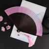 Carved Bamboo Folding Fan Vintage Chinese Style Hollow Fan Wedding Hand Fan Fragrant Party Prop Decor Gift Home Decoration