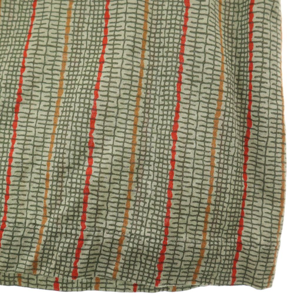 Yves Saint Laurent 90s Old Overall Handle Long Sleeve Half Button Shirt M Men's Used