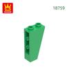 Non-Toxic 58Pcs/Lot 2449 Slope Inverted 75 2X1X3 Block Moc Color Accessories Compatible With Brick Diy Children'S Toy Assembly Parts