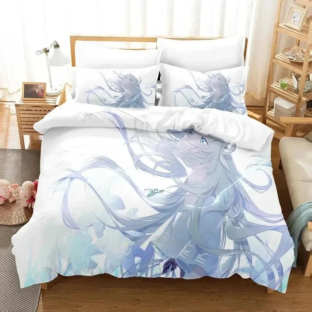 Comforter Ender Lilies Quietus Of The Knights Set Boys Girls Twin Queen Size Bed Boys Adult Home Textileextile