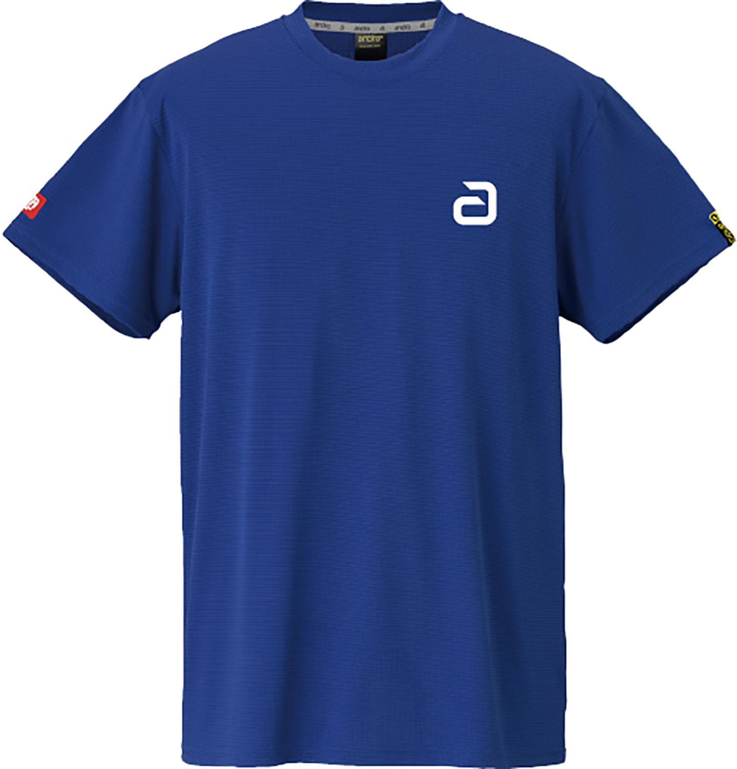 

Andro Table Tennis Game Table Tennis Unisex Napa Deo Deep Blue x XS Shirt, J.T.T.A (Japan Association) Approved, T-Shirt, Alpha, White,