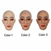 Silikon-Damenmaske Kopfbedeckung Hauben hübsches Mädchen Gesichtsmaske Scherzartikel für Cosplay Crossdresser Damen Herren Transgender