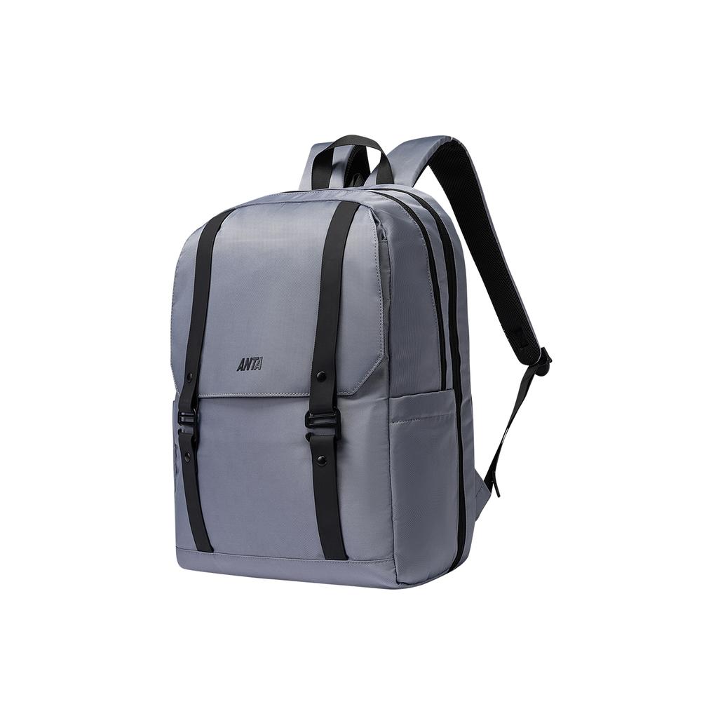 Anta Urban Commuting Training Durable Polyester Backpack Unisex Backpack Metal-Gray 992617153R-2