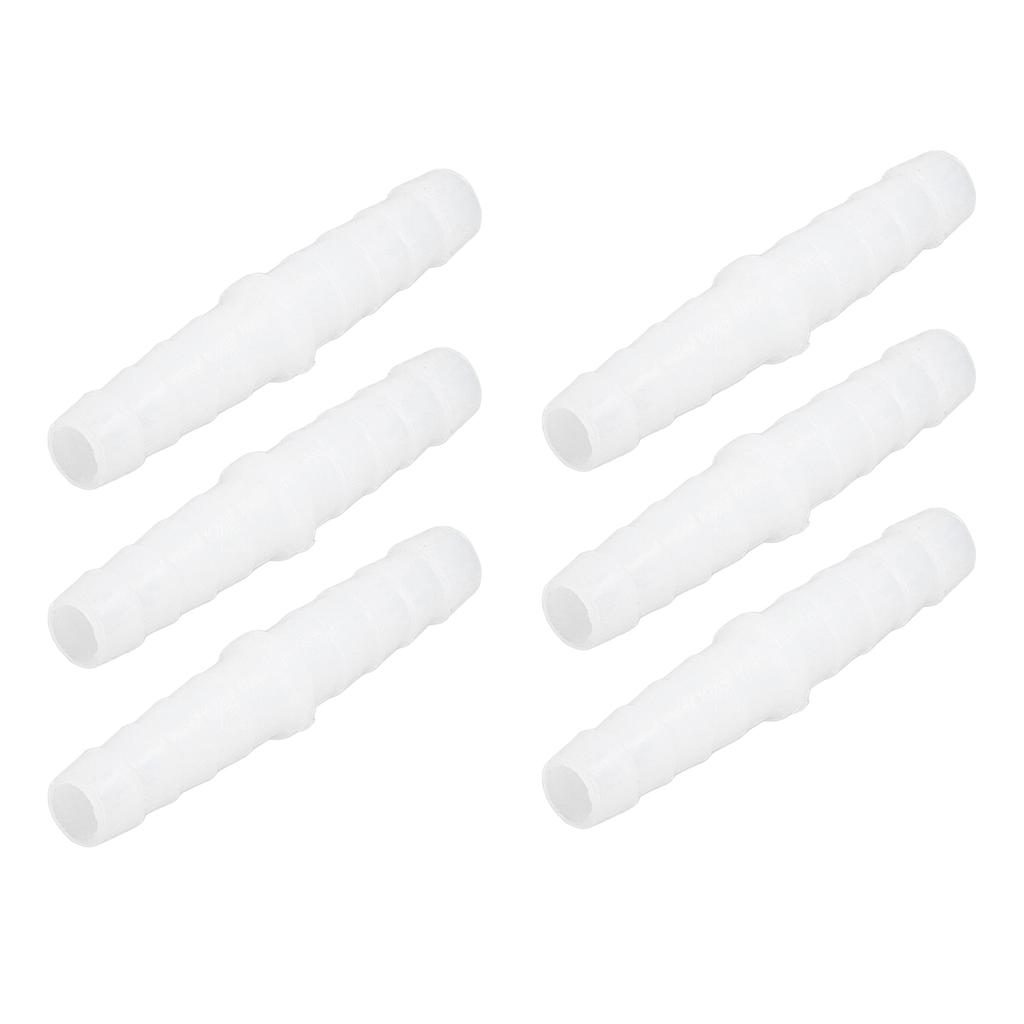 10Pcs Plastic Hose Barb Fitting Straight Equal Barbed Splicer Mender Joint Union Adapter