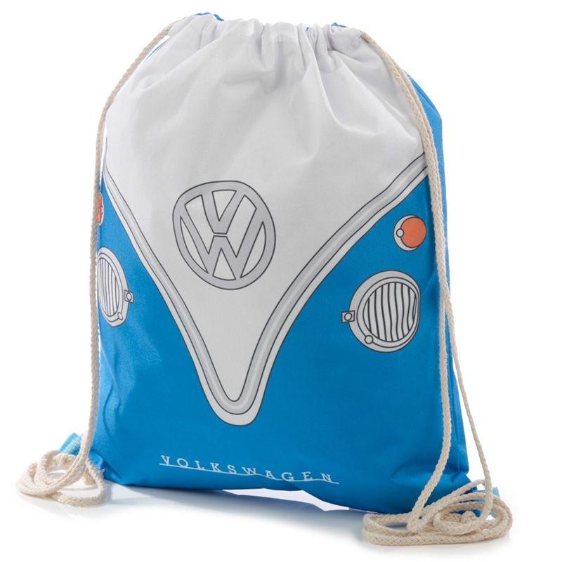 Pkbag77 Rucksack mit Kordelzug VW T1 blau