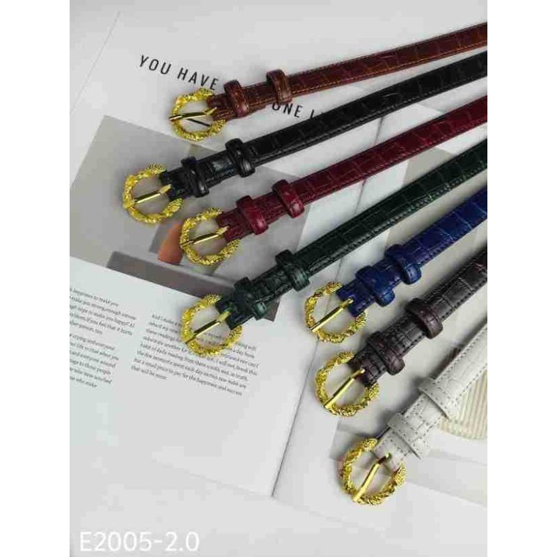 

Women s belt Women s leather thin belt Fashion versatile Casual decoration Small belt Belt 105*2cm (support customized color and size)