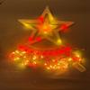 Christmas Pentagram Flashing String Light LED Hanging Starry Sky Light Outdoor Waterproof Home Party Decoration Atmosphere Light