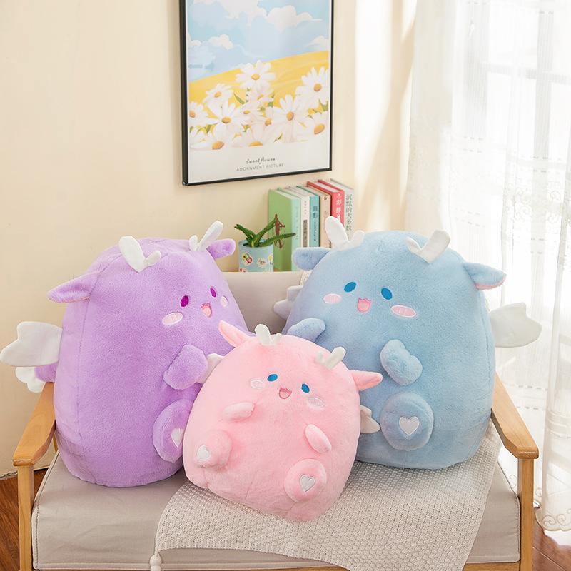 Dun Dun Long doll plush toy cartoon throw pillow dragon sleeping doll super soft short plush
