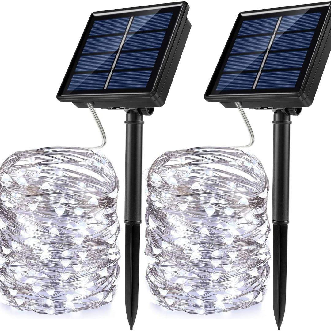 

Светодиодные уличные солнечные гирлянды Fairy Holiday Christmas на Рождество, лужайку, сад, свадьбу, вечеринку и праздник(1/2упак.) 1Pack-20M 200LED