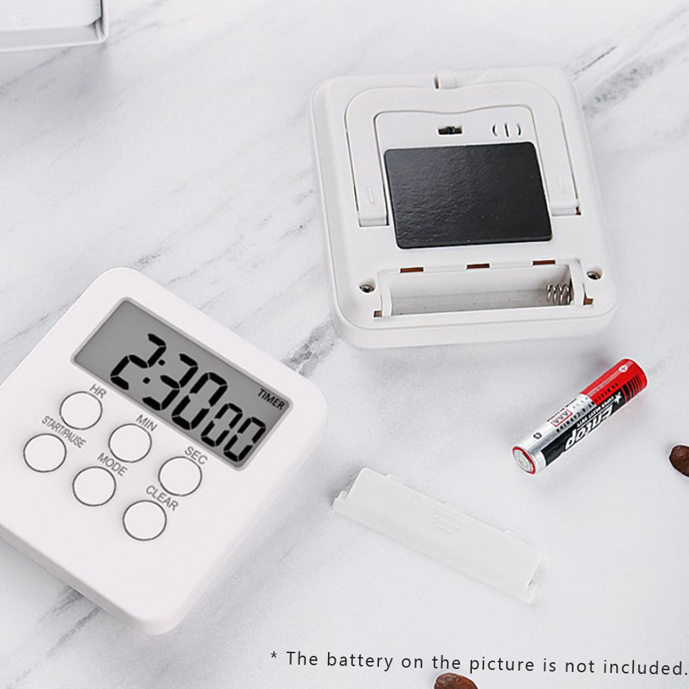 Digital Timer Clock Magnetic Cooking Countdown Alarm 24 Hours with LCD Screen   Mode for Studying Sports   Classroom Library