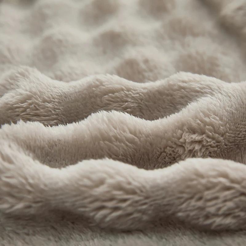 Thermal Velvet Bed Sheets Plush Fabric Mattress Cover For Winter Bed Cover Bed Bed Linen Set For Single Double King Queen Bed