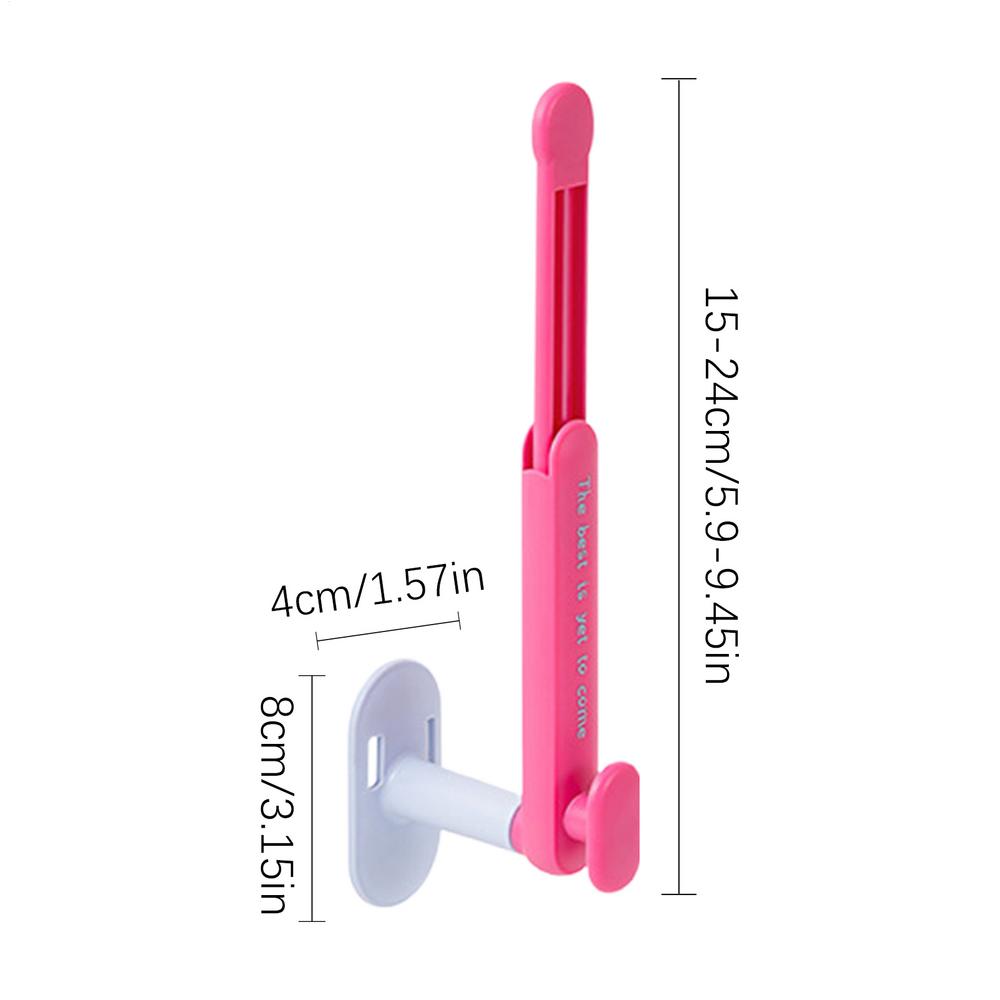 

Держатель для повязок на голову Органайзер для хранения повязок на голову Настенная выдвижная стойка для хранения Декор комнаты Вешалка для полотенец для аксессуаров для волос красный