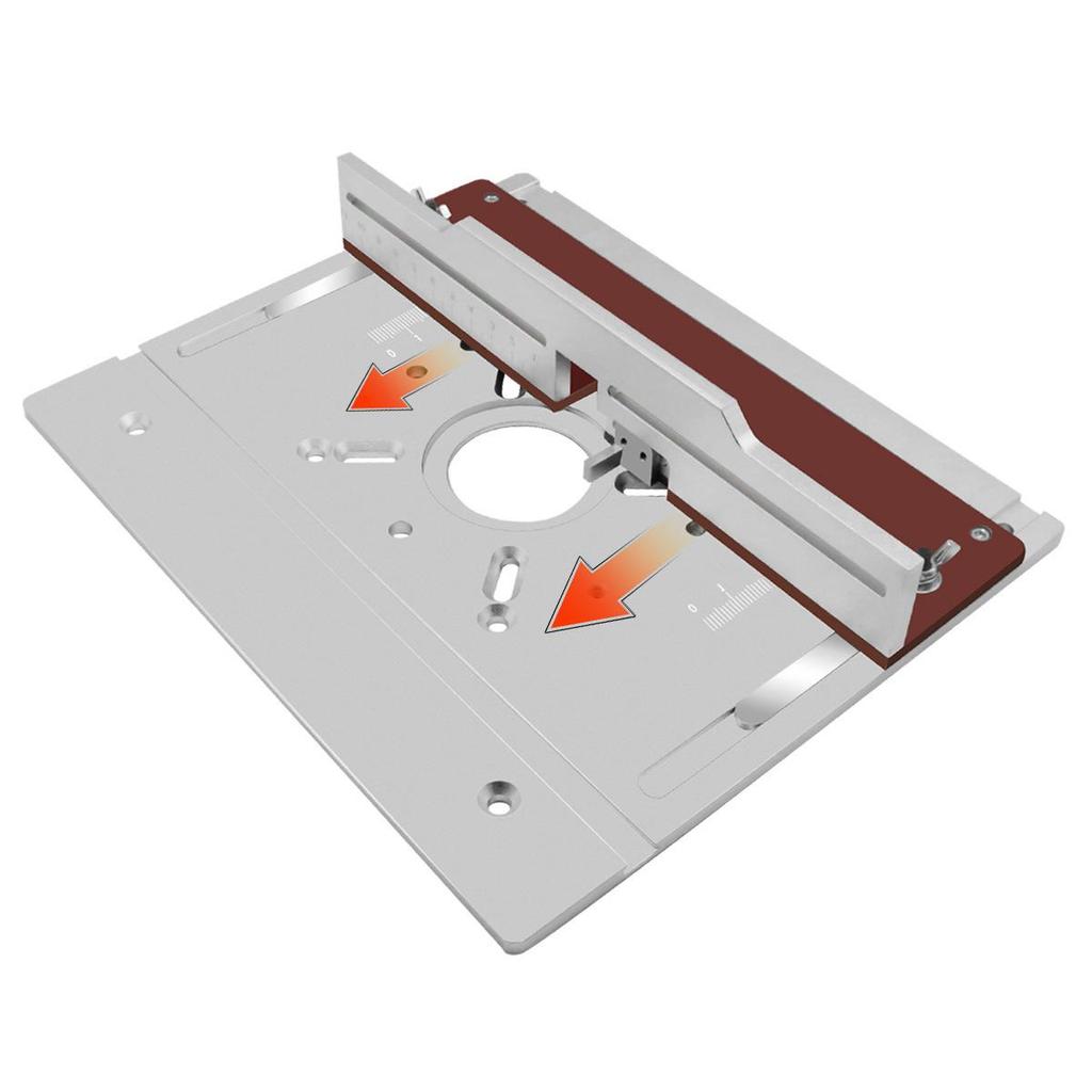H8 Aluminum Bakelite Milling & Chamfering Workbench with Multi-function Tenon Gauge