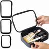 Portable, Transparent, Breathable Makeup Bag, Waterproof, Large Capacity, Portable Travel, Grooming, Storage Bag