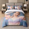 Set Biancheria da Letto 3 Pezzi, Ariana Grande 1 Copripiumino e 2 Federe, Biancheria da Letto Stampata per Camera degli Ospiti