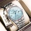 Orologio da uomo Binbang impermeabile luminoso con cinturino in acciaio, quadrante moda, orologio al quarzo