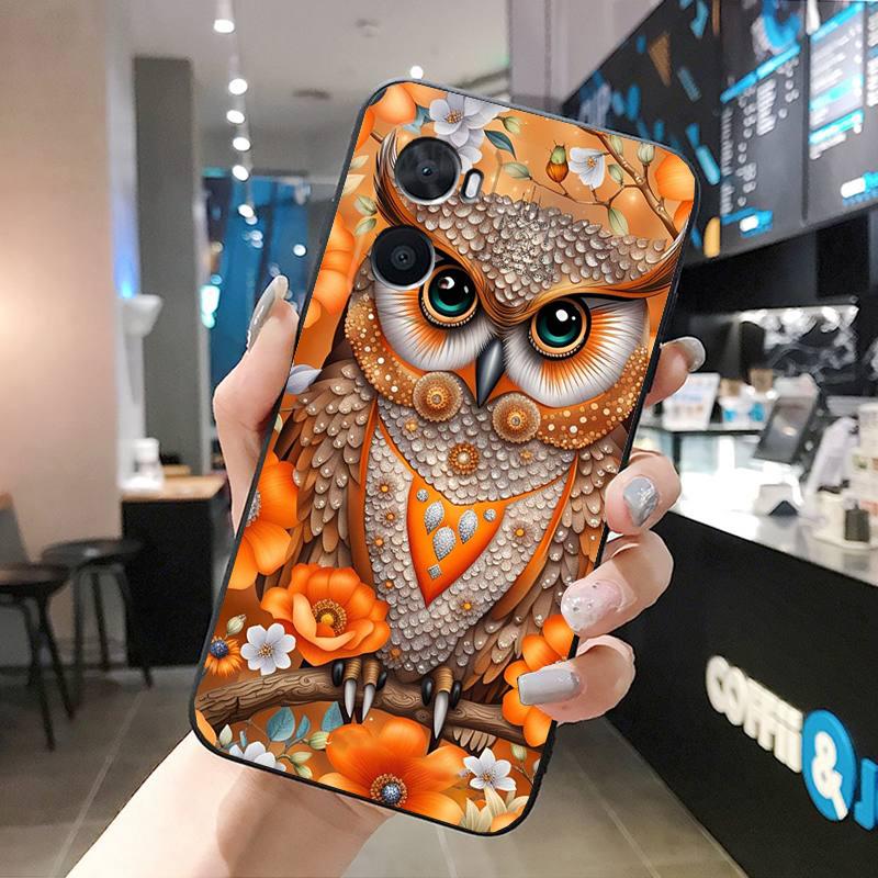 Fantasy owl Phone Case For OPPO A77 A57S A96 A91 A54 A74 A94 A73 A78 A53S A54S A15 A16 A17 A52 A58X A98