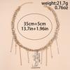Gothic Punk Snake Choker Necklace Multilayer Tassels  Necklace Chain Men Women Hip Hop Party Jewelry Gifts