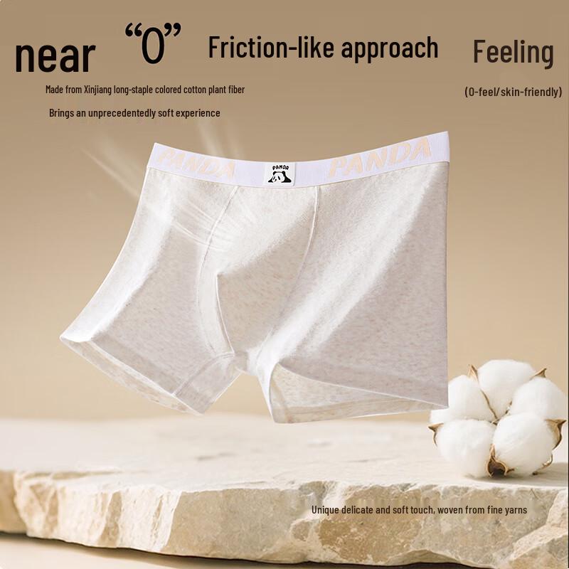 FitonTon Men's Pure Cotton Antibacterial Boxer Briefs