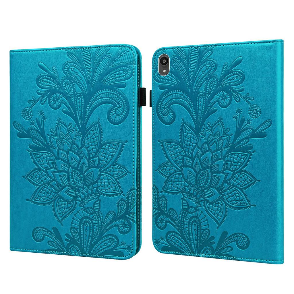 Suitable for Lenovo Xiaoxin Pad Flat Leather Case P11Pro2 Generation Lace Embossed Flat Card Holder M9