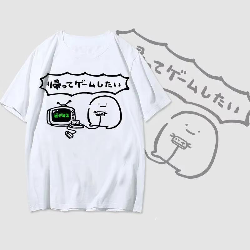 Summer New Unisexs And Unisexs Casual Tshirt Pattern Printed Summer Vitality Full Short Sleeve Street Style Clothing