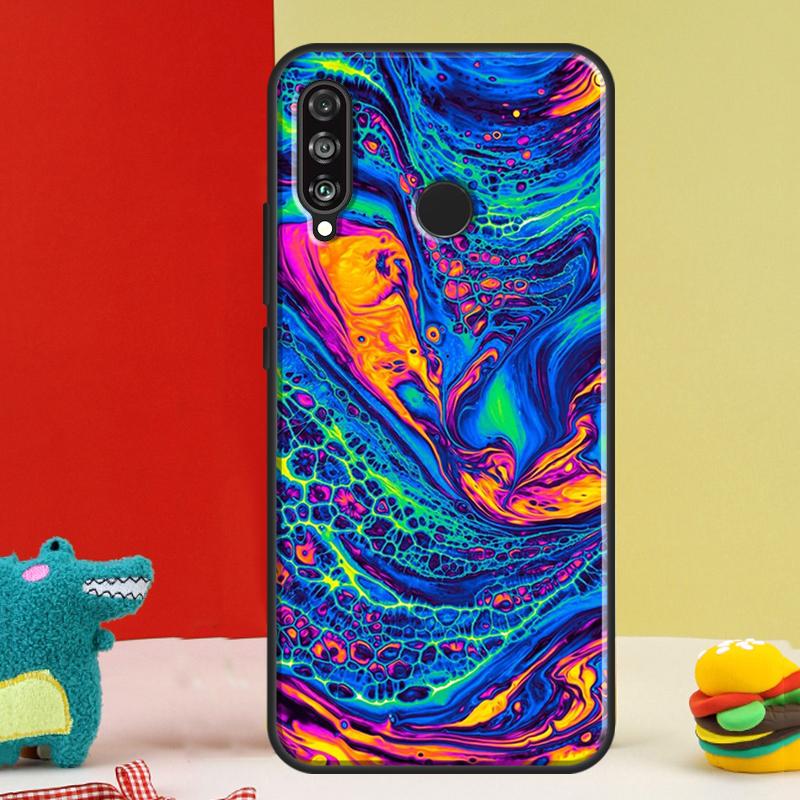 Psychedelic trippy abstract art For Huawei Nova 12s 12i 11i 8i 9 10 SE Y91 Y90 Y60 Y70 Y72 Y61 P20 P40 P30 Lite P60 Pro Case