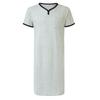 Men's Short Sleeve Thin Lengthened Leisure Loose Skin Friendly Stretchy Robes Bathrobes Vintage Nightgown