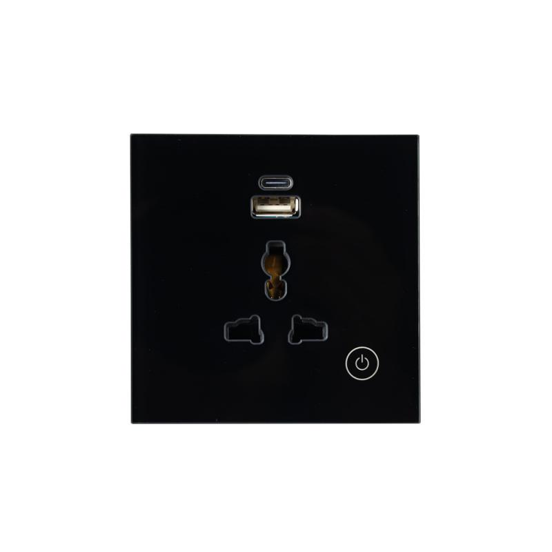 

Розумна вилка Matter Zigbee пряме підключення homekit з USB для керування розумним будинком 02