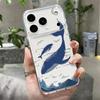 Silicone Clear Phone Case For iPhone 17 16 Pro 15 14 13 12 Pro Max 11 Transparent Shockproof Soft TPU Shark Turtle Printed Cover