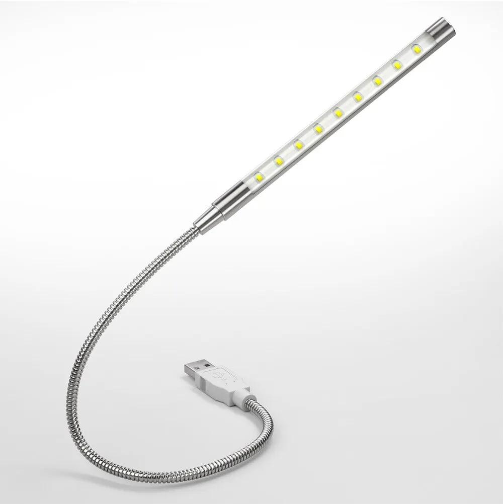 10 LED Light Portable Flexible Touch Switch Keyboard Notebook Laptop Lamp UsBLow Power Consumption Lighting Accessories