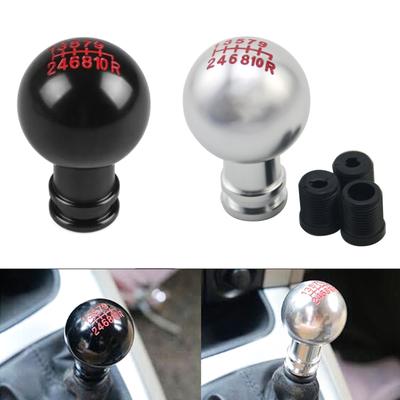 Shifter Knob, Aluminum Alloy Weighted Shifter Knobs Metal Gear Lever Stick Handle Fit Most Manual Vehicle