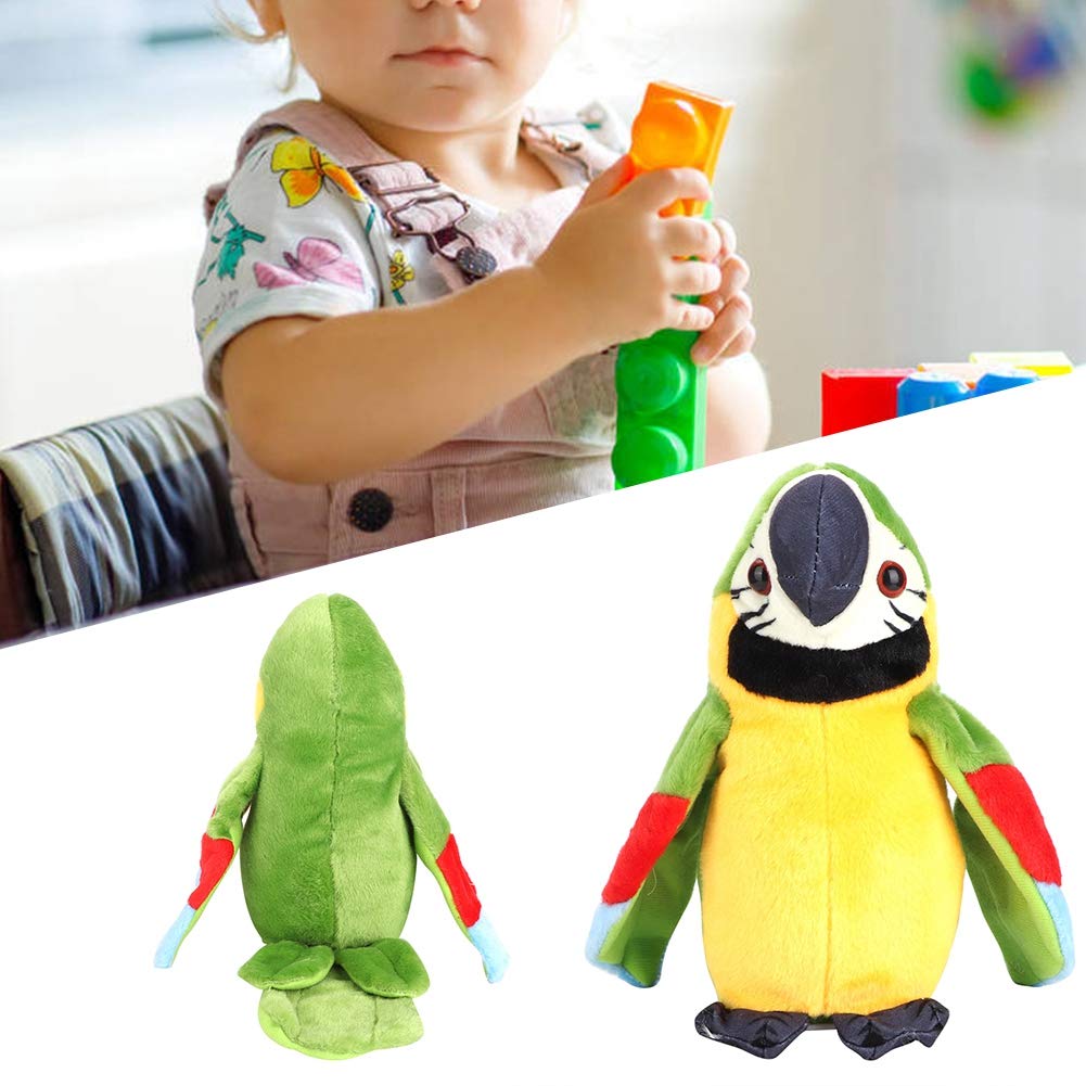 Peluche Pappagallo Parlante, Robot Uccello, Robot Animale Domestico, Peluche Uccello Parlante, Funzione di Registrazione, Bambola Giocattolo Carina, Giocattolo Educativo, Compleanno, Natale, Nuovo