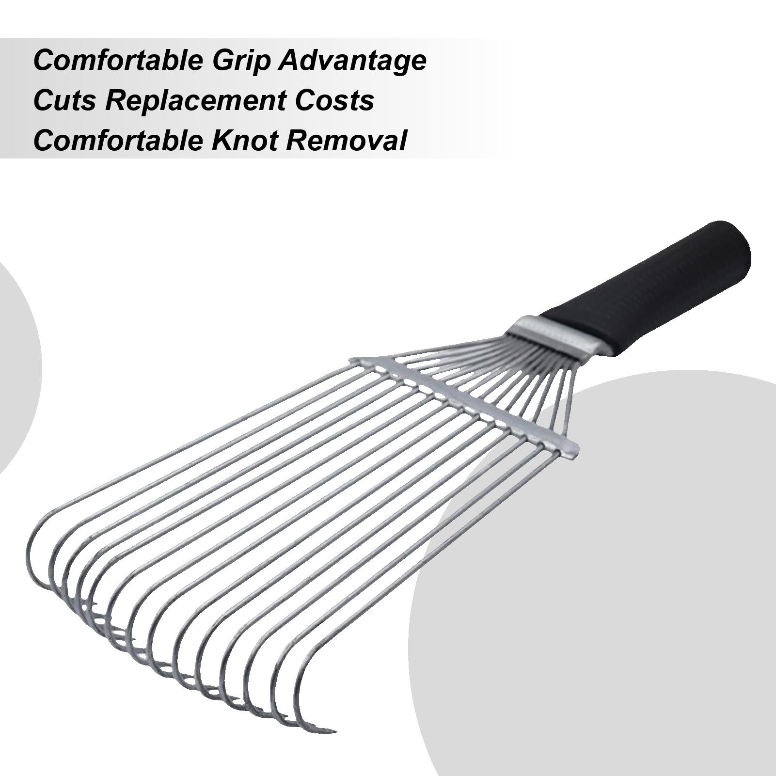 

Undercoat Grooming Rake Shedding Brush Undercoat Rake Ergonomic Steel Cashmere Wool Dematting Comb For Sheep Cow Goat Animals China Mainland