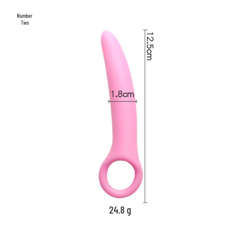 Crescent Female Vibrator: Hand-Pulled Anal Plug for SM Training & Adult Play