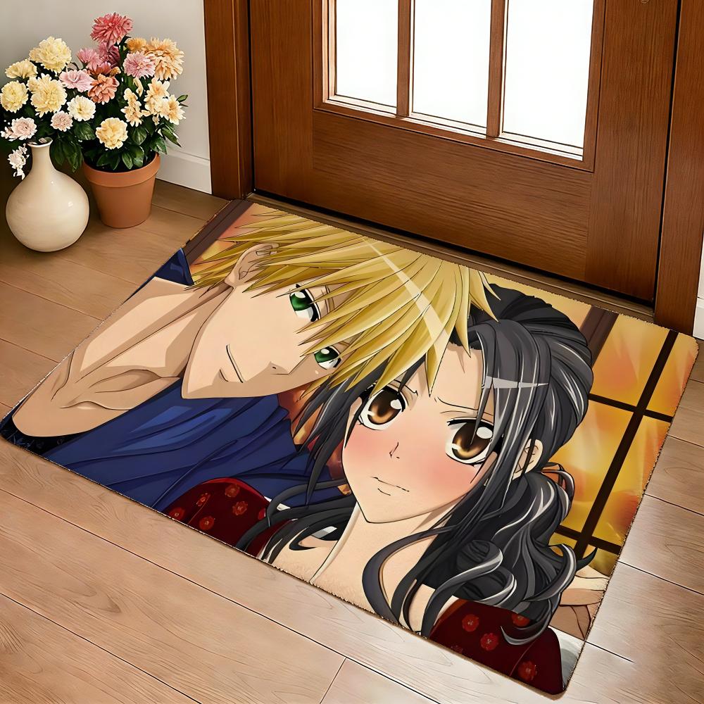 Anime Fun M-Maid SamaS Floor Mat Cozy Flannel Soft Thick Non-Slip Mat For Living Room Bedroom Kitchen Decor Rugs