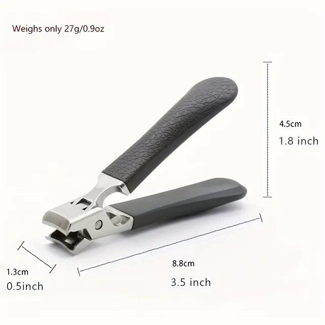 Professionelles Maniküre- und Pediküre-Werkzeug, Nagelknipser mit großer Öffnung, spritzwassergeschützt, superdicker Nagelknipser, geeignet für dicke Nägel