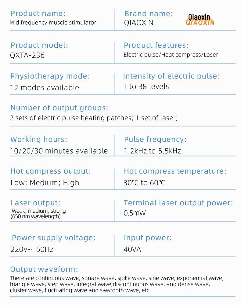 Customized Medium Frequency Electrotherapy Device