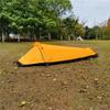 Camping Tent Single Person Lightweight Waterproof Portable Outdoor Sleeping Bag for Backpackers Yelllow
