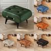 Modern Home Entryway Shoe Bench With Soft Upholstery For Kids Adults And Elderly