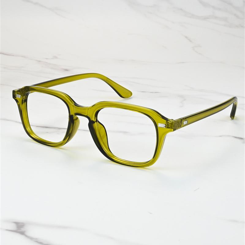 

Новые модные квадратные очки с защитой от синего света для мужчин и женщин, унисекс, с заклепками, прозрачные, компьютерные очки с защитой от синего света