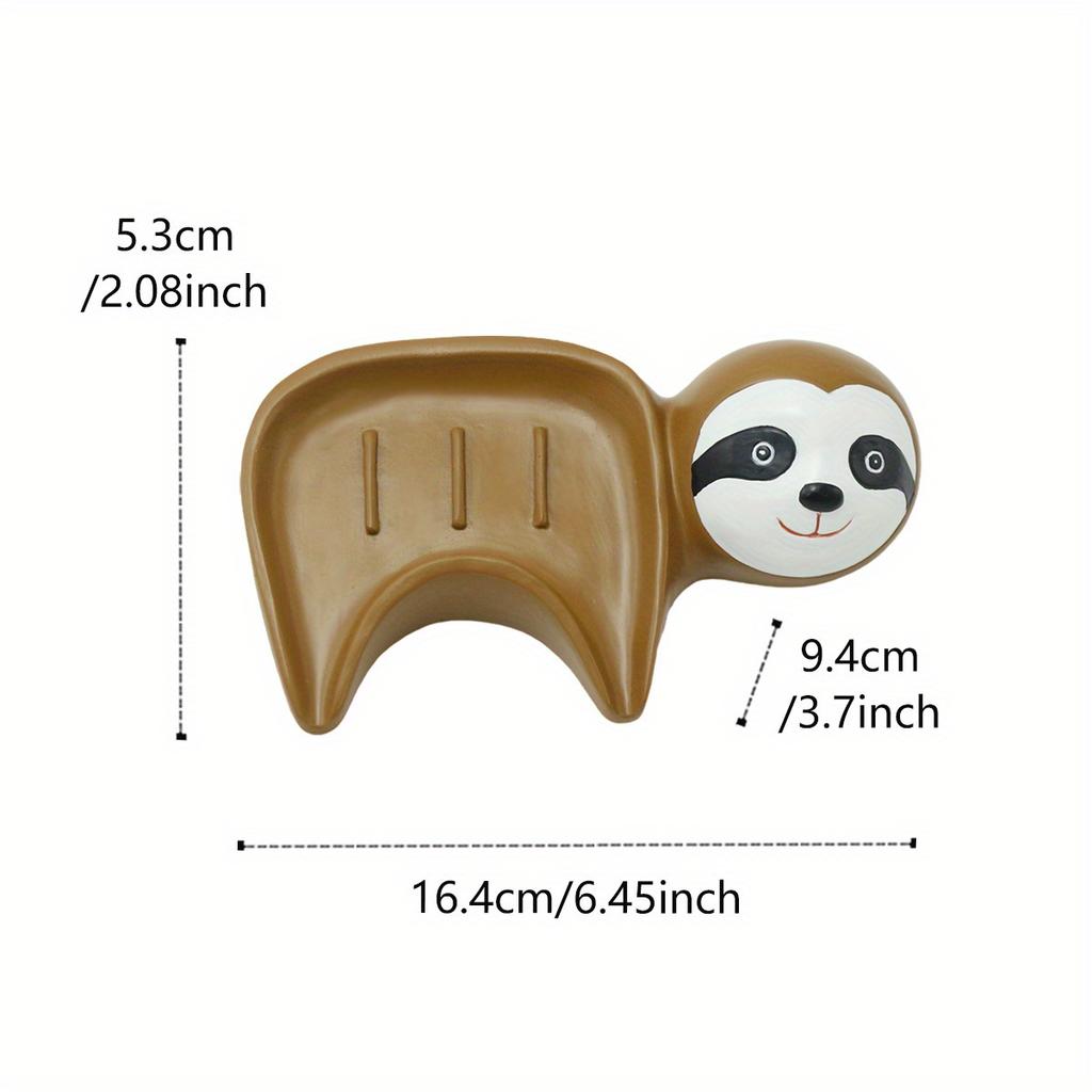 1PC Sloth Soap Holder Christmas Home Decorative Ornaments Resin Living Room Home Garden Decoration