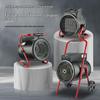 Compact High-Power Industrial Fan Heater for Rapid Heating, Ideal for Home, Breeding Farms, and Desktops.